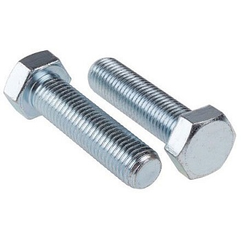 Болт шестигранный М8х200 DIN 933 класс прочности 5.8 оцинкованная сталь